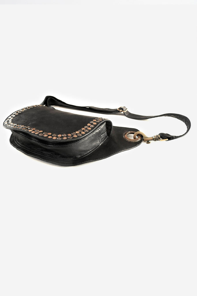 Studded Black Party Fanny Pack