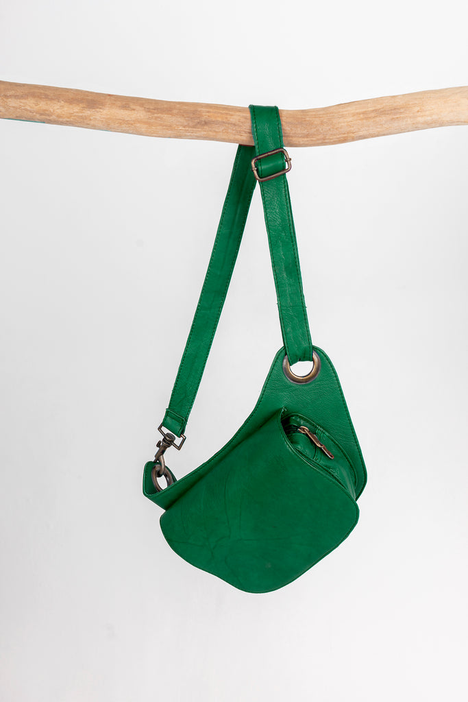 Forrest Green Saddle Bag