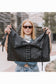 Slouchy Leather Hobo Bag